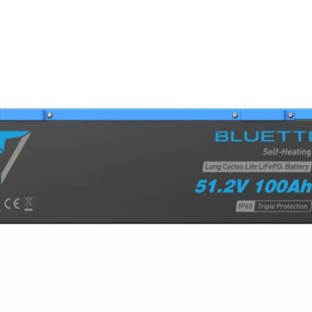 INGRESO ABRILBateria Litio LiFePO4 IP65 RV 5,1kWh 51,2v 100Ah BLUETTI (B4810)