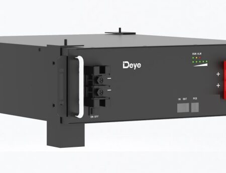 OFERTA (KIT c/INVERSOR)Bateria Litio LiFePO4 Rack 5,1kWh 51,2v 100Ah c/ Prot DEYE (SE-G5.1)