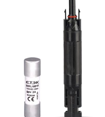 Conector c/ Fusible MC4 25A 1000VCC ETEK (PV-EKF01-25)