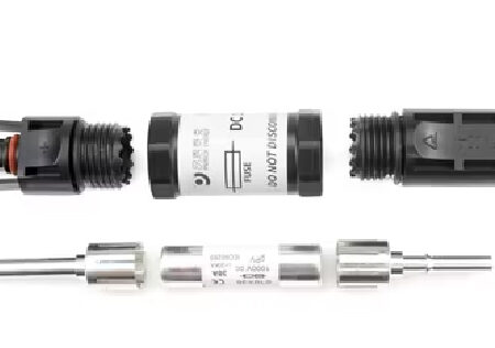 Conector c/ Fusible MC4 20A 1000VCC PNTECH (PV004-F 20A)