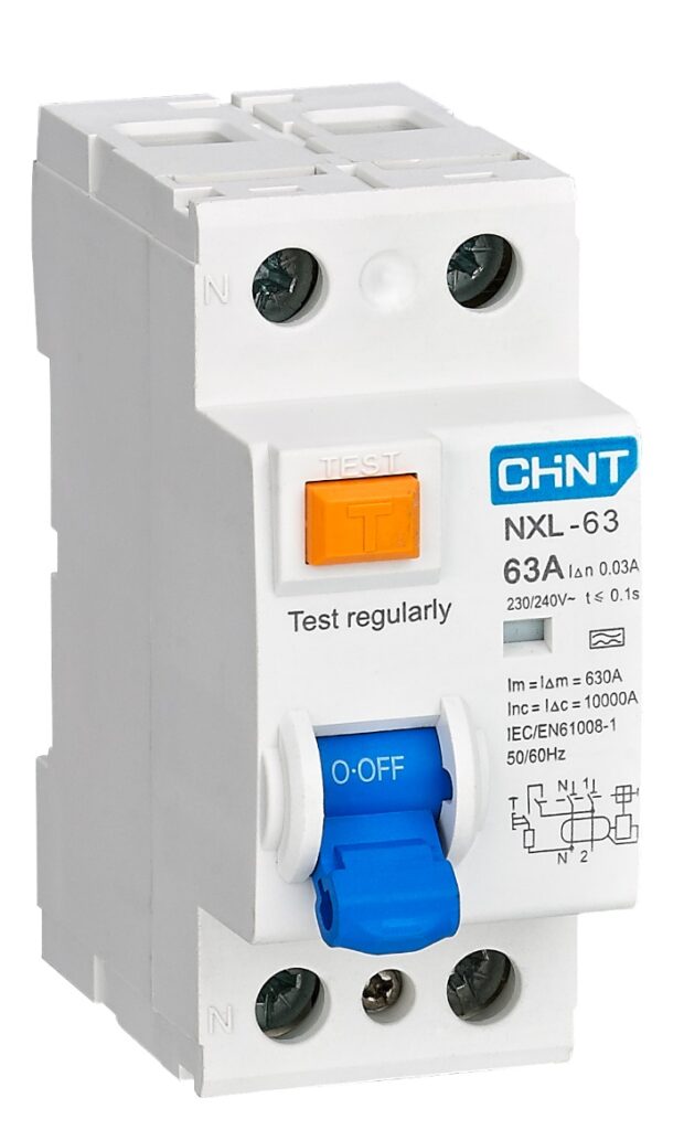Disyuntor diferencial 2x40a nxl-63 1p+n 40a 30ma Chint