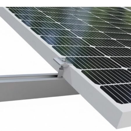 Estructura Aluminio p/1 Panel Coplanar c/ Perno - 2 Apoyos SOLGROUP (Coplanar)