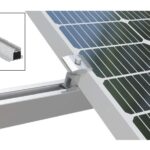 Estructura Aluminio p/6 Paneles Coplanar por Tramos alta SOLGROUP (Tramos)