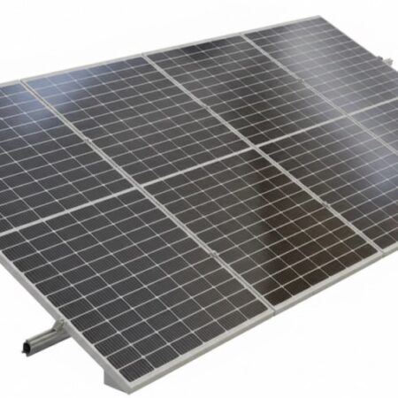 Estructura Aluminio p/1 Panel Triangulo 30° - 2 apoyos SOLGROUP (Inclin 30)