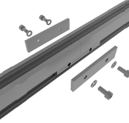 Union estructura  Aluminio Triangulo SUNTRACK (dobles c/ Inclin)