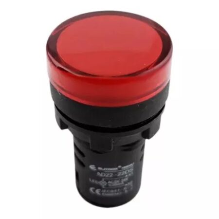 Indicador d 22 Led Rojo 220v ELIBET (AD22-LR220)