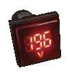 Indicador d 22 Led Con Voltimetro ELIBET (AD22-DSV)