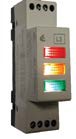 Indicador Din Led 3 Polos 1,25 Modulo ELIBET (L3)