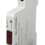 Indicador Din Led 1/2 Modulo Rojo 220v ELIBET (L1R220)