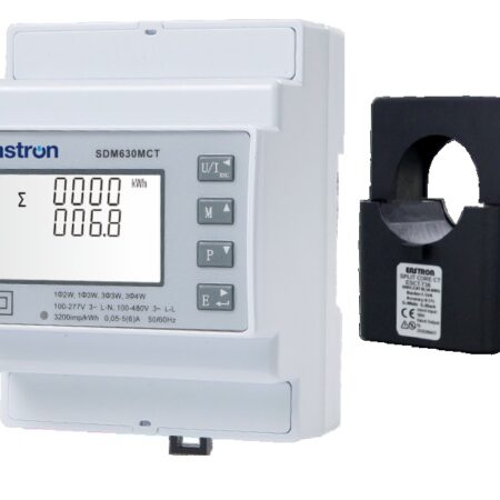 Meter para pinzas Trifasico c/ CT 250A d24 EASTRON (SDM630MCT-ETL+T24 250A/1A)