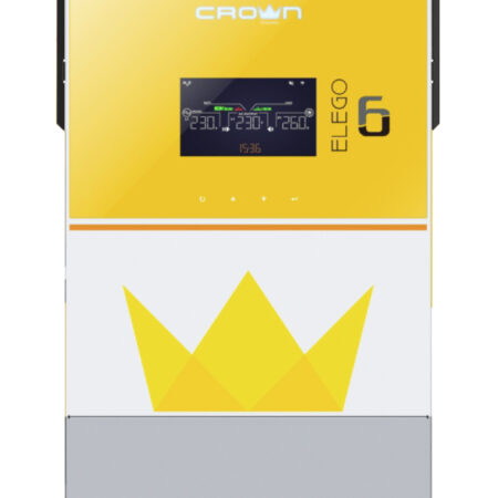 OFERTA DESC APLICADOInversor Off Grid ELEGO 6kW 1MPPT 48v Mono c/ WiFi CROWN (EOI-VI-6KW)
