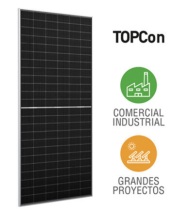 POCO STOCKPanel Solar 132 Celdas Bifacial Topcon N 610Wp RISEN (RSM-132-11-610BNDG)