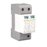 Protector Sobret C2 CC 2p 600VCC 8/20us 20/40KA ETEK (EKU5-T2-40PV-2M600)