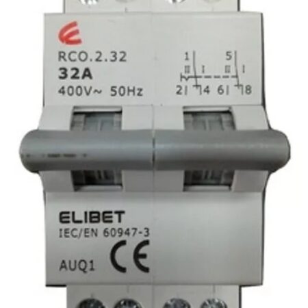 Selectora Din 2x32A ELIBET (RCO2.32)