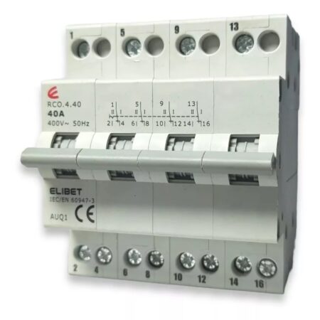 Selectora Din 4x40A ELIBET (RCO4.40)