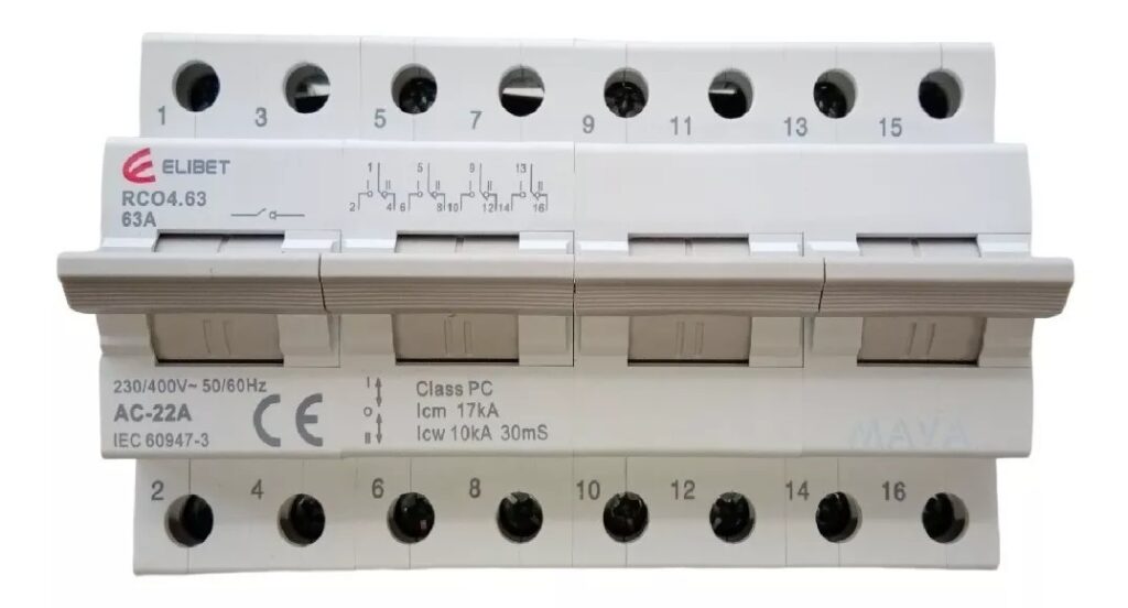 Accesorio riel din rco4.63 Elibet