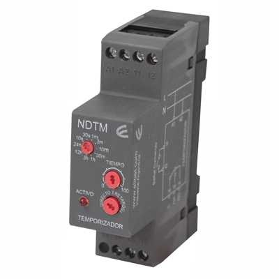 Temporizador Multitension prog 24 a 220v CA/CC ELIBET (NDTM)