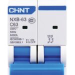 Termomagnetica Din CA 2x10A C 6kA CHINT (NXB-63 2P C10 6kA)