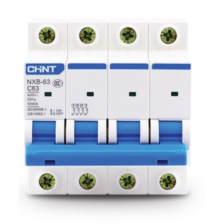 Termomagnetica Din CA 4x40A C 6kA CHINT (NXB-63 4P C40 6kA)