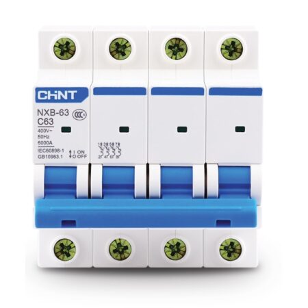 Termomagnetica Din CA 4x50A C 6kA CHINT (NXB-63 4P C50 6kA)