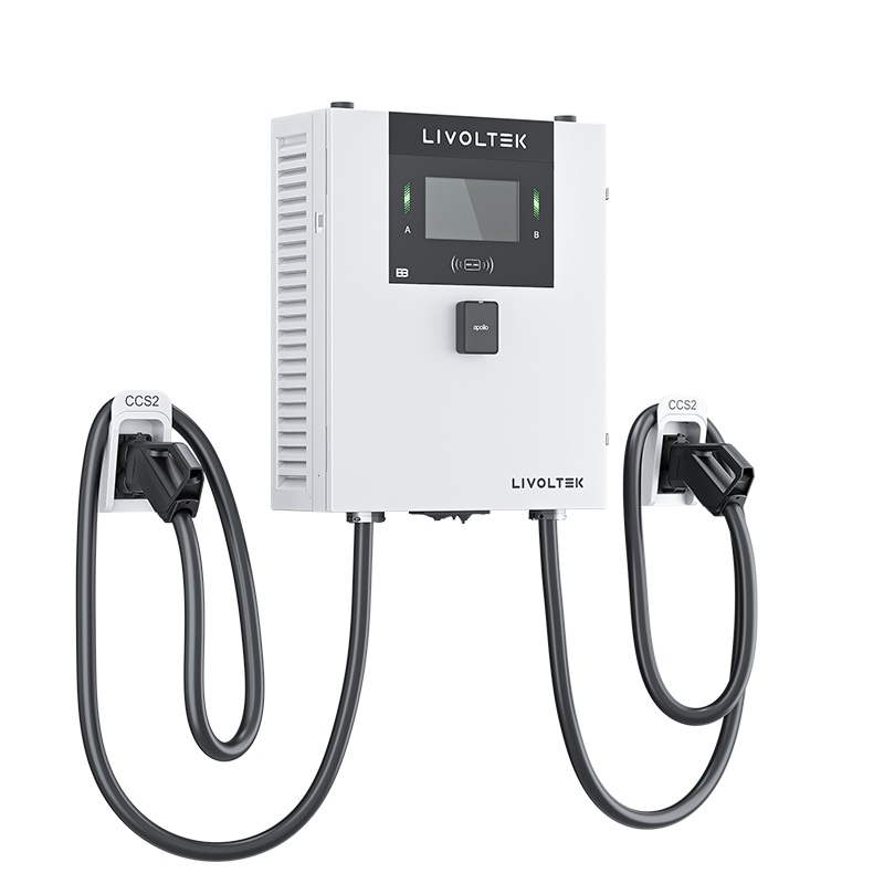 Cargador DC Auto Electrico 60kW 1xCCS2 LIVOLTEK (L Compact DC 60kW) 1 Cargador auto eléctrico 60kW Livoltek