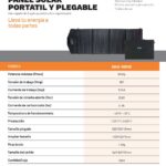 Panel Solar Plegable 100Wp GENKI (GKS-100Wp)