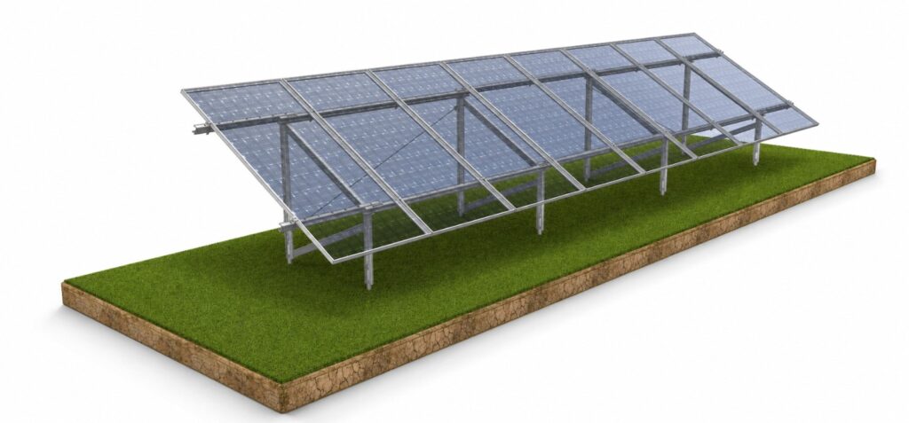 Estructura de suelo Tonka MPC para paneles solares