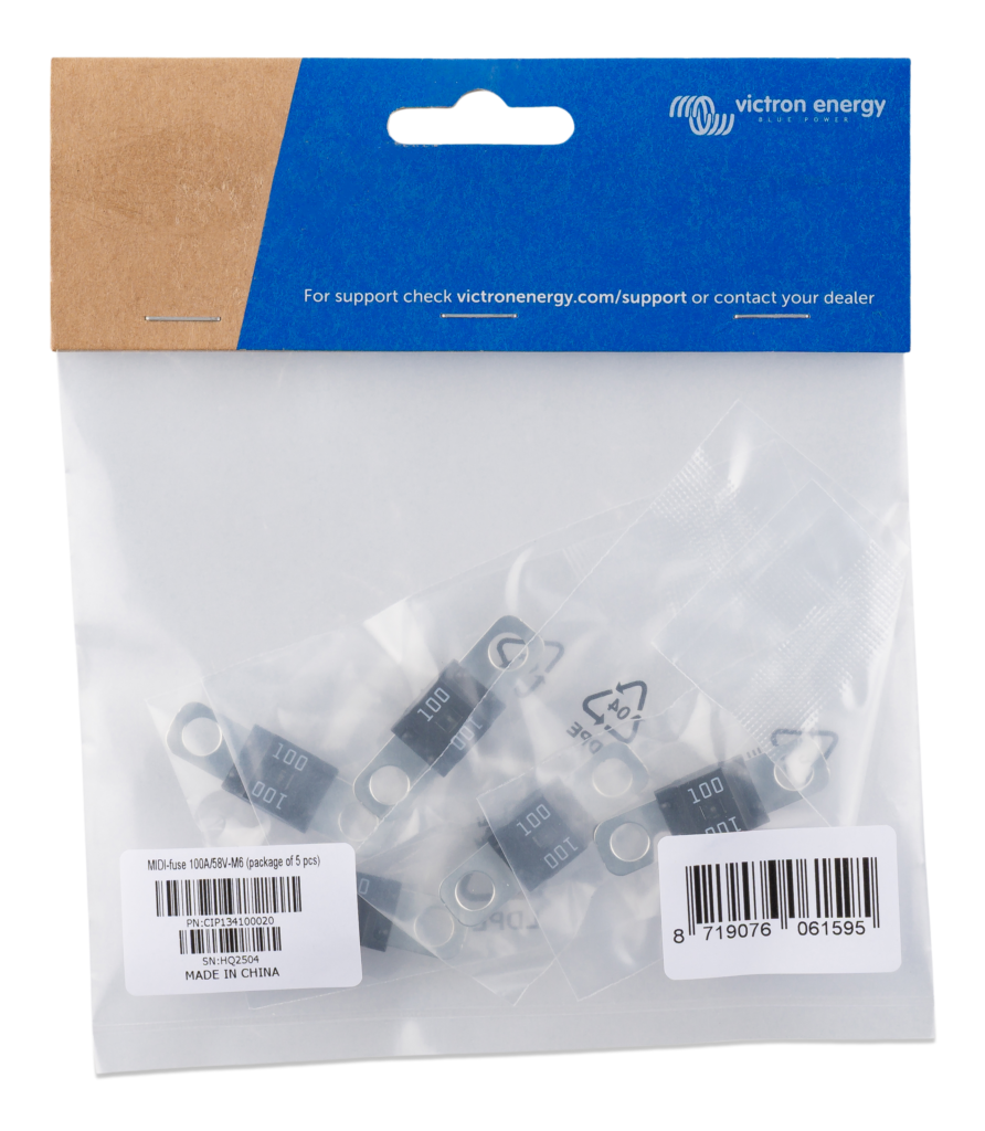 Fusible MIDI Victron 100 A 58 V (Pack x5), imagen oficial