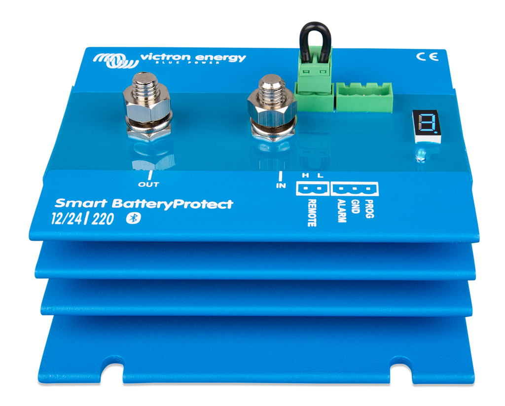 Protector de Baterías Victron Smart BatteryProtect 12/24 V 220 A, imagen oficial