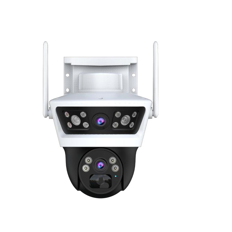 Cámara de seguridad solar Wi-Fi doble lente 2+2 MP | ARSOLAR