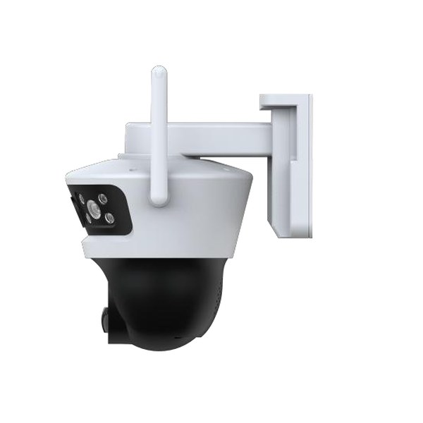 Cámara de Seguridad Solar Wi-Fi Doble Lente 2+2 MP ARS-CS04 3 Cámara de seguridad solar Wi-Fi doble lente 2+2 MP – instalada en columna | ARSOLAR