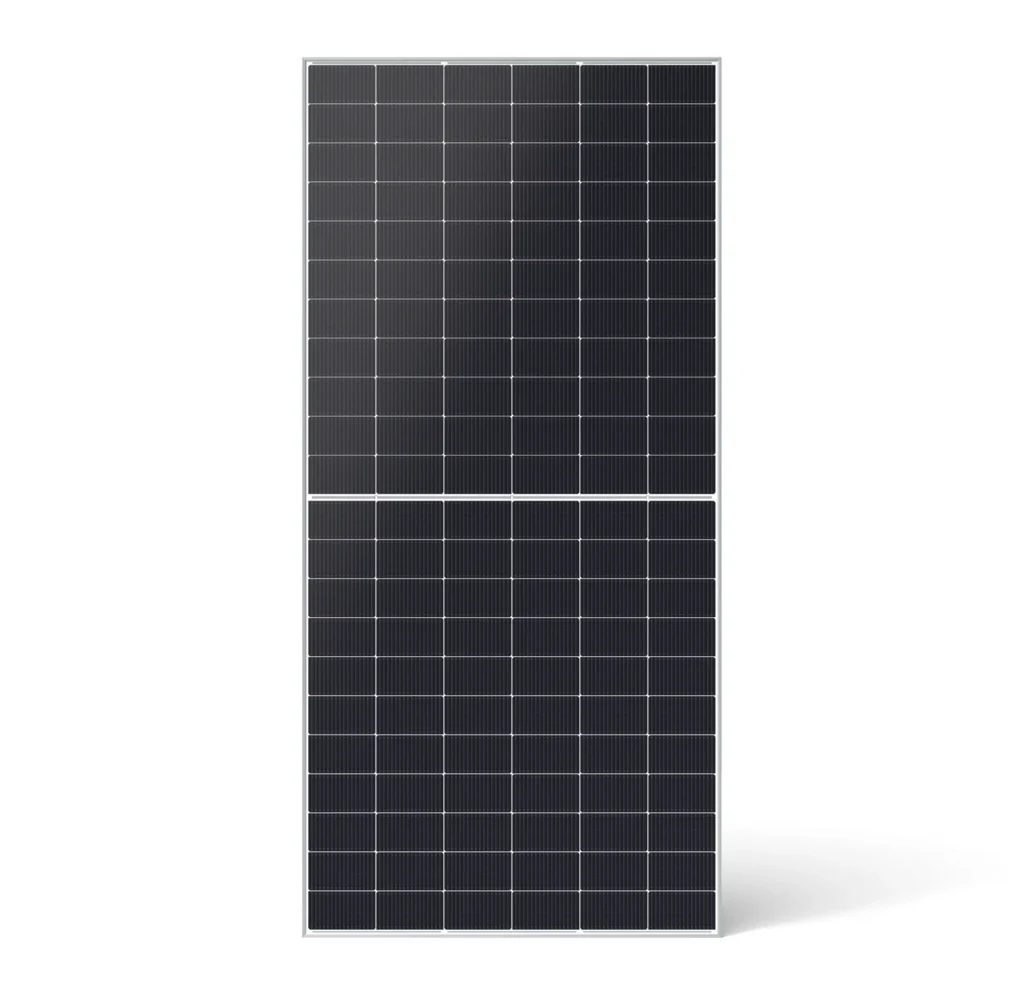 Panel solar JA Solar 630 W JAM66D45-630/LB, vista frontal