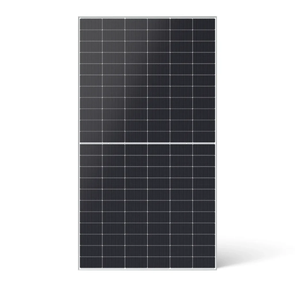 Panel solar JA Solar 735 W JAM66D46-735/LB, vista frontal