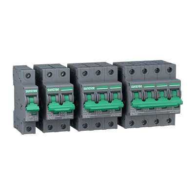 Interruptor Termomagnético CC Suntree SL7N-63 (550 V y 1000 V DC) 1 Interruptor termomagnético CC Suntree SL7N-63