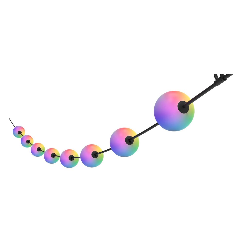 Guirnalda solar de 10 esferas RGB multicolor con control remoto · 7,7 m | ARSOLAR