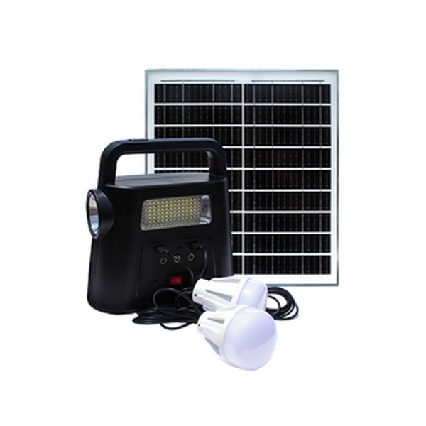 Linterna solar 10 W con 2 lámparas externas y puertos USB | ARSOLAR