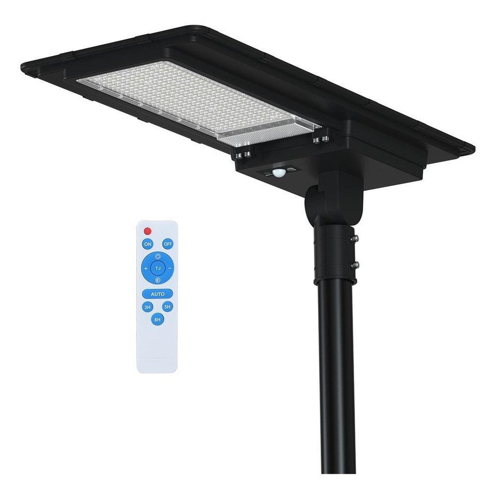 Luminaria solar de alumbrado 13.200 lm de aluminio con sensor y control remoto | ARSOLAR