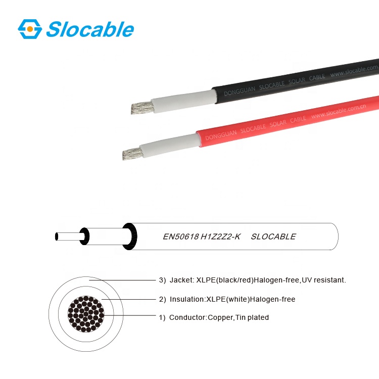 Cable solar Slocable 6 mm² H1Z2Z2-K