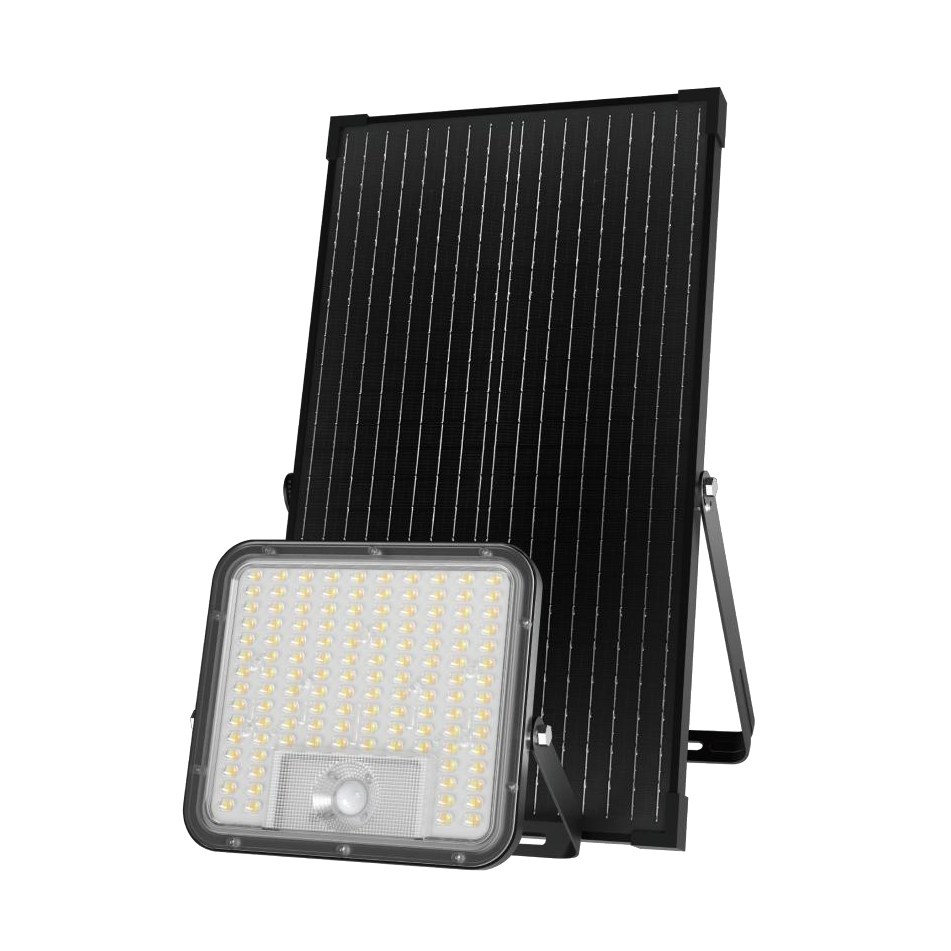 Reflector solar LED 12.000 lm con sensor de movimiento | ARSOLAR