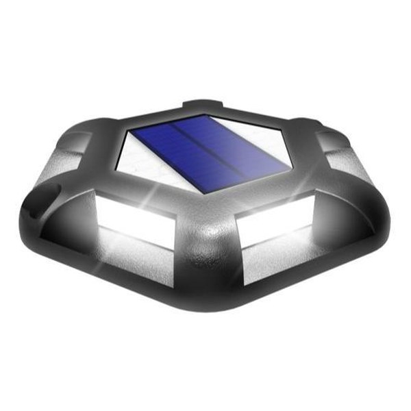 Tacha solar LED 360° de aluminio IP65 | ARSOLAR