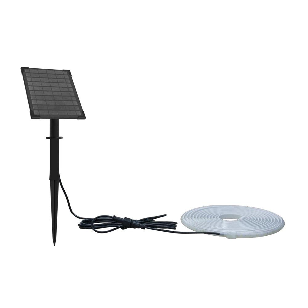 Tira LED solar de 5 m luz cálida 400 lm | ARSOLAR